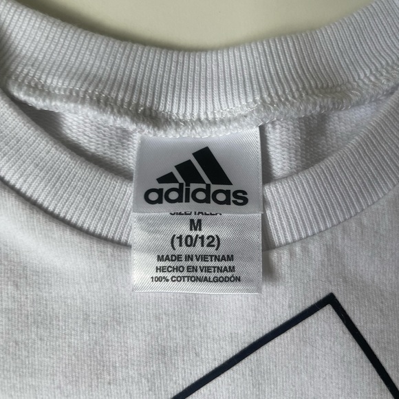 Adidas Girls’ Trefoil logo heavyweight T-shirt - Picture 4 of 5